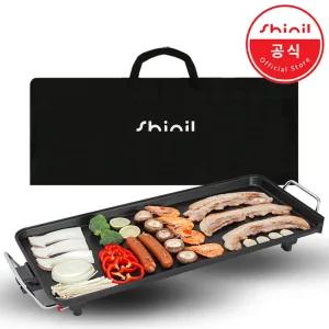 신일 전기그릴 SGP-R2929MT 대형 77Cm 잔치팬 명절 전부침 삼겹살 그릴팬 후라이팬 