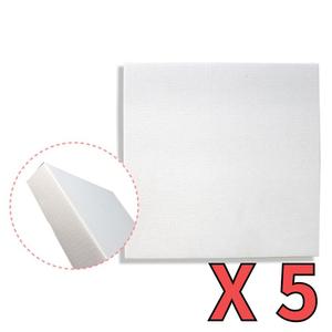 국산 벽걸이가능 정사각 미니 종이 캔버스 액자 20x20cm 5개 쉬운만들기