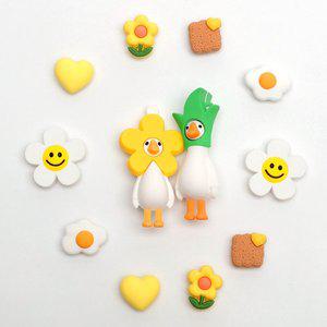 [페이퍼플레인] 12종 파송송오리탁 파츠세트 운동화꾸미기 악세사리