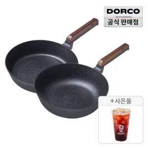 도루코 헤이즐 IH 2종(프라이팬 28cm + 궁중팬 28cm)