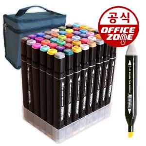 B0B 부직포 트윈마카 48색 전문가용 마카펜 드로잉 양면 촉 터치필 디자인 가방형