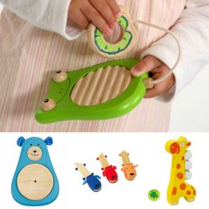 아임토이 원목 리듬악기 동물캐릭터 탬버린 벨 마라카스 워시보드 음악놀이 감성발달 유아