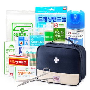 휴대용 구급가방 파우치 12종세트 구급함 구급상자 세트 여행 응급키트
