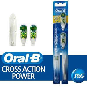 오랄비 회전 진동 전동칫솔모 리필2P 크로스액션 파워 전자칫솔 ORALB 전기칫솔