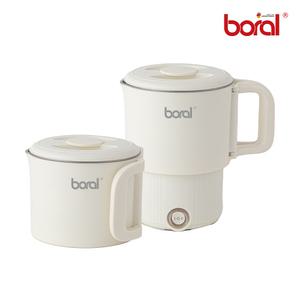 리퍼상품 보랄 접이식 스텐 전기 주전자 멀티포트 폴딩 800ML
