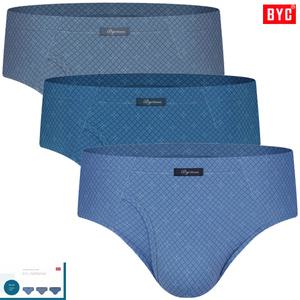 BYC심플한기하학패턴유소변구맥시삼각팬티3매입 MCF2177