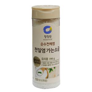 청정원 천일염 가는소금 190g
