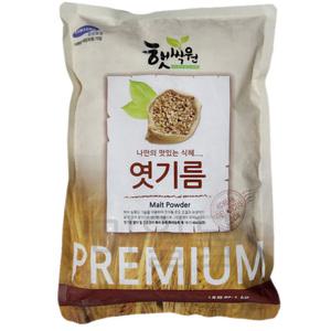 김포맥아식품 엿기름가루 1kgX2개 국산겉보리 햇싹원