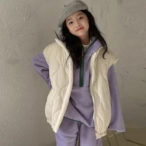 [베이비맥스] 크림 퀼팅 패딩 조끼 R12983