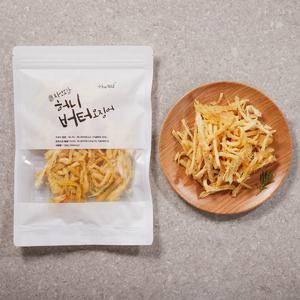 [품질보장] 더먹다 40년 전통 정화식품! 허니버터 오징어 120g /인기 주전부리 간단 안주
