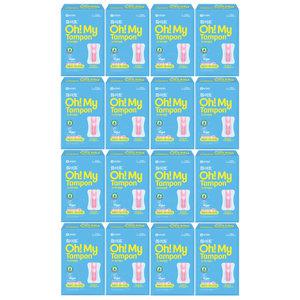 유한킴벌리 화이트 오마이 탐폰 레귤러 12p x 16팩