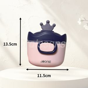 주니 분유통 케이스 휴대용 소분통 분유케이스 간식통 퍼플 S사이즈 1개