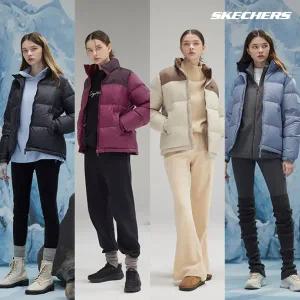 (8만원세일/정품)스케쳐스 여성 헝가리 헤비다운
