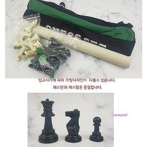 체스 체스말 세트 학생 보드 대형 게임 판 50x50 폴딩 휴대용 가방 규격 보관함 국제pqr604