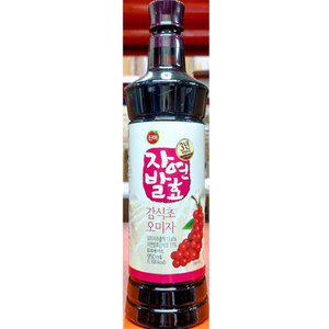 자연발효 오미자감식초베이스 찜질방음료 950ml