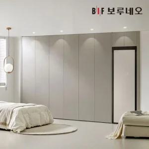 E0 스타일러 무몰딩 붙박이장 360cm 12자
