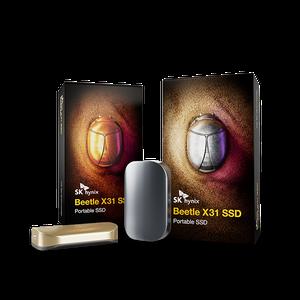SK하이닉스 Beetle X31 Portable SSD Gold (2TB)