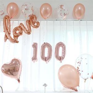 백일 100일 파티 풍선  이벤트 숫자