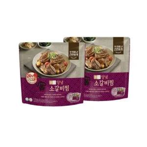 궁 양념 소갈비찜 1kg x 2 x 2 팩 간편 조리 식품 술안주 캠핑 코스트코
