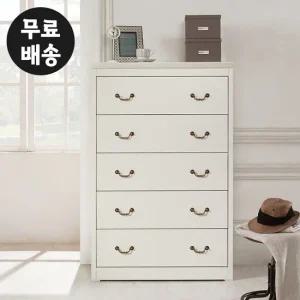 슈로 5단 서랍장 옷장 옷 안방 체스트 서랍 거실(900)