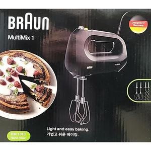 브라운 HM1010BK 블랙 멀티믹스 핸드믹서 거품 반죽기 hmn_sh