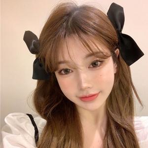 앞머리고정핀 미니집게핀 리본 헤어핀 2P 지수 머리핀 옆머리핀