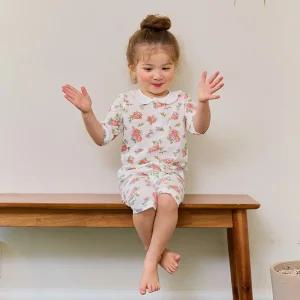 소피아 칠부내의 무형광 국내원단 유아 아동 실내복 상하의세트 아기선물