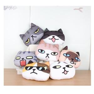KJ 노네임 고양이담요쿠션 고양이쿠션담요 차량용등쿠션 무릎담요