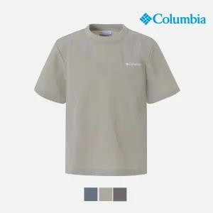 [보리보리/컬럼비아 키즈]키즈 우븐 반팔 티셔츠_베이지 (C62-YMK606)