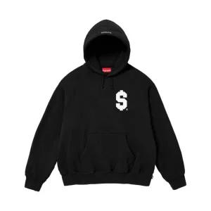 슈프림 $ 후드 스웨트셔츠 맨투맨 블랙 24SS 후드티