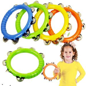 할릴릿 링탬버린 악기놀이 음악수업 템버린 찰랑소리 리듬악기 감각발달 아기 유아 MT508