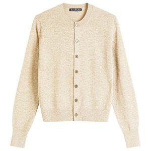 [아크네]25SS 여성 페이스 패치 울 가디건 A60559 633