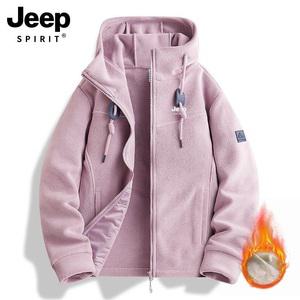 JEEP SPIRIT 여성 기모 후드 방풍 야상 점퍼