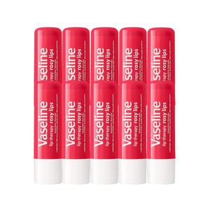 바세린 립밤 립 테라피 로지립스 스틱케어4.8g 10개 립틴트