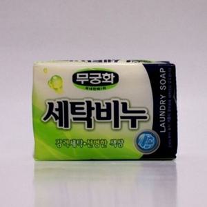 1P 세탁비누 빨래비누 230g 무궁화 낱개상품