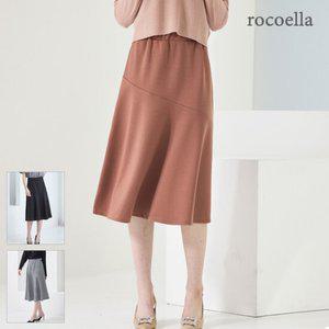 로코엘라 루에나 소프트 텐션 폰테 밴딩 스커트