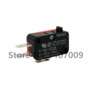10Pcs 안전 자동 마이크로 리미트 스위치 V-15-1C25 롤러 레버 스냅 액션 250V 16A 1NO
