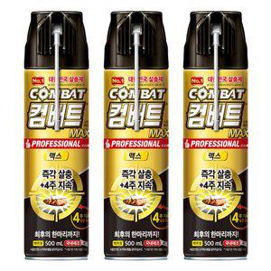 컴배트 스피드 수성 에어로솔 맥스 바퀴용 500ml X 3개