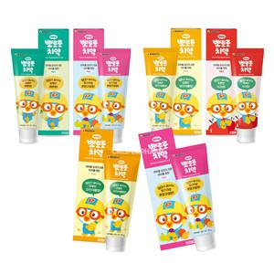 뽀로로 저불소 치약 90g x 10개 향 혼합발송 /어린이 아동 키즈 유아