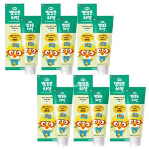 뽀로로 치약 90g x 6개 메론향/저불소 어린이 유아 아동 키즈 유치원 어린이집 답례품