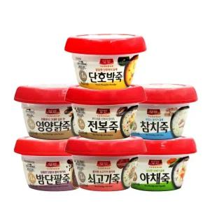동원 양반죽 7종 모음전 야채죽 참치죽 전복죽 쇠고기죽 단팥죽 단호박죽