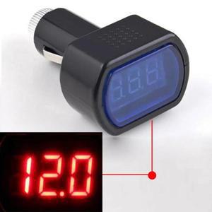 12V-24V 배터리 전압계 휴대용 디지털 모니터 LED 자동 볼트 게이지 미터 액세서리