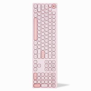 몬스타가츠 X108 슬림 고양이 핑크딸기 보글보글 차세대 멤브레인 인체공학 풀윤활 키보드