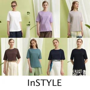 [런칭 59,900원] 인스타일 여성 오가닉100 면 반팔티 7종 25SS