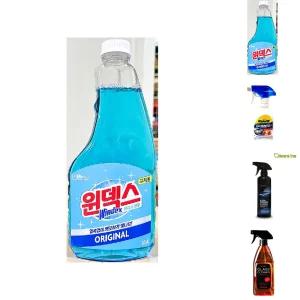 유리 세정제 (윈덱스 500ml 리필용) X6/베란다/창문/크리너/차량/거울/청소/차유리/유리창/김서림/건물