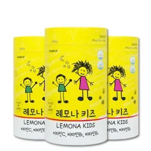 경남제약 레모나 키즈 어린이 청소년 씹어먹는 비타민 100정 3통 TB