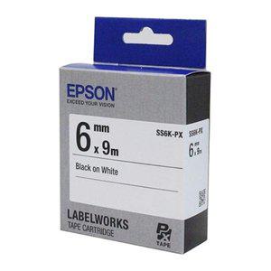 고품질 EPSON)라벨프린터리본(SS6K)백색/흑문자 라벨용리본 (WFHL13E)
