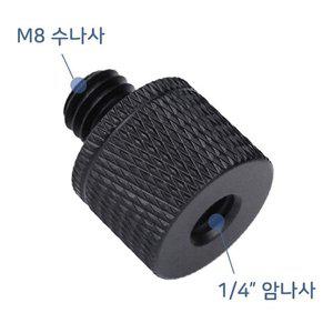 고품질 1/4 암나사 M8 수나사 mm 미리 카메라 삼각대 K023 LED라이트 스튜디오 쇼크 윈드스크린 (WFHOK1X)