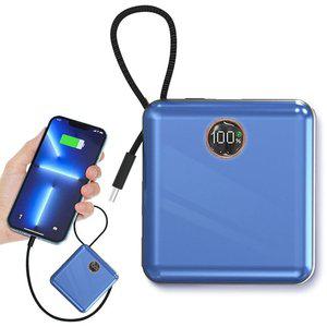 고품질 대용량 미니 보조배터리 블루 18W 20000mAh 고속충전보조배터리 보조배터리고속충전 (WFHOQUK)