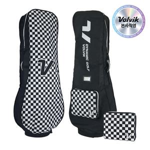 [본사직영] 볼빅 체커보드 경량 골프백 항공커버 항공백